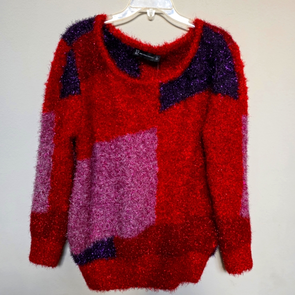 New York & Company Colorful Women's Sweater Size Large. NWT